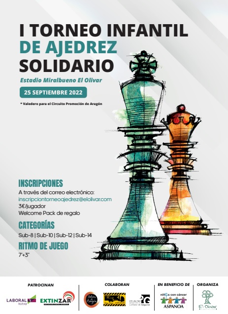Torneo de ajedrez infantil solidario ASPANOA